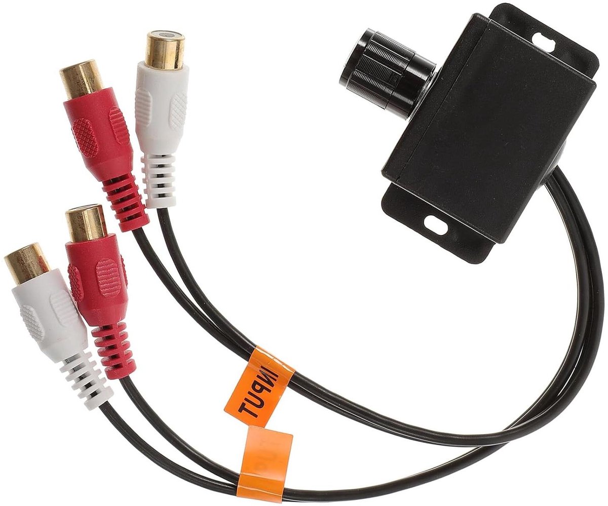 Audio Volume Controller - Basregelaar - Autogeluid Verbeteren - Metal Behuizing - 27cm Lengte - Multicolor