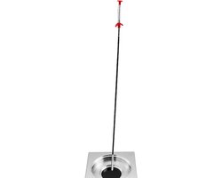 Rioolontstopper - Afvoerhulp - Verstopping Verhelpen - Flexibele Klauw - Tot 1.6 Meter - Zilver