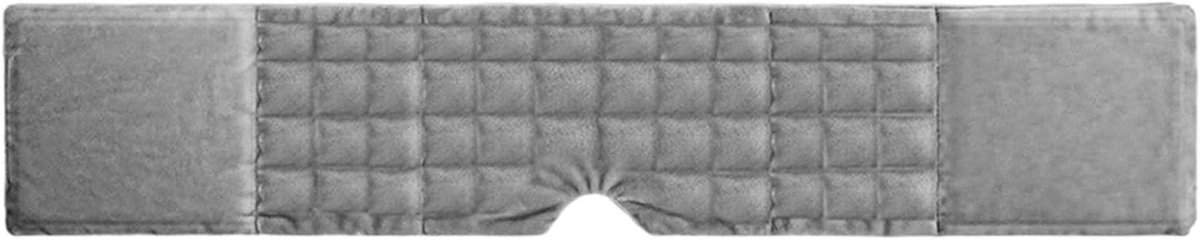 Slaapmasker Ogen - Oogmasker Nacht - Ontspannen Slapen - Gewogen Ontwerp - 300 g - Zwart