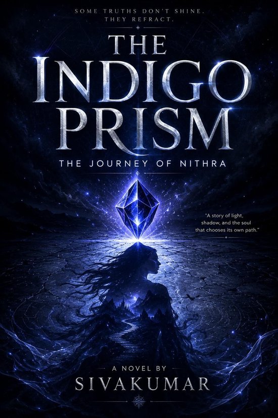 The indigo prism: the journey of nithra - cover