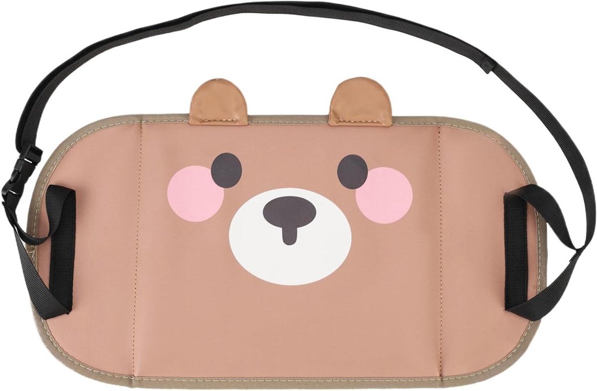 Vliegtuig voethangmat - Beensteun reis - Comfortabel reizen - Verstelbare lengte - 38 x 26 x 3 cm - Zwart