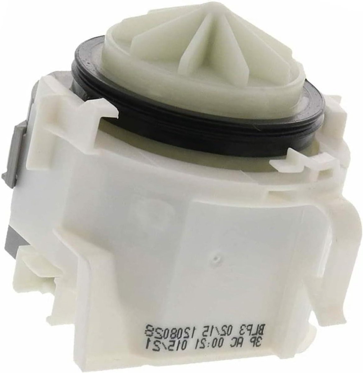 Afvoer Pomp Unit - Vaatwasser Component - Apparaat Reparatie - Directe Vervanging - 6.4 x 6.09 x 7 cm - Zwart