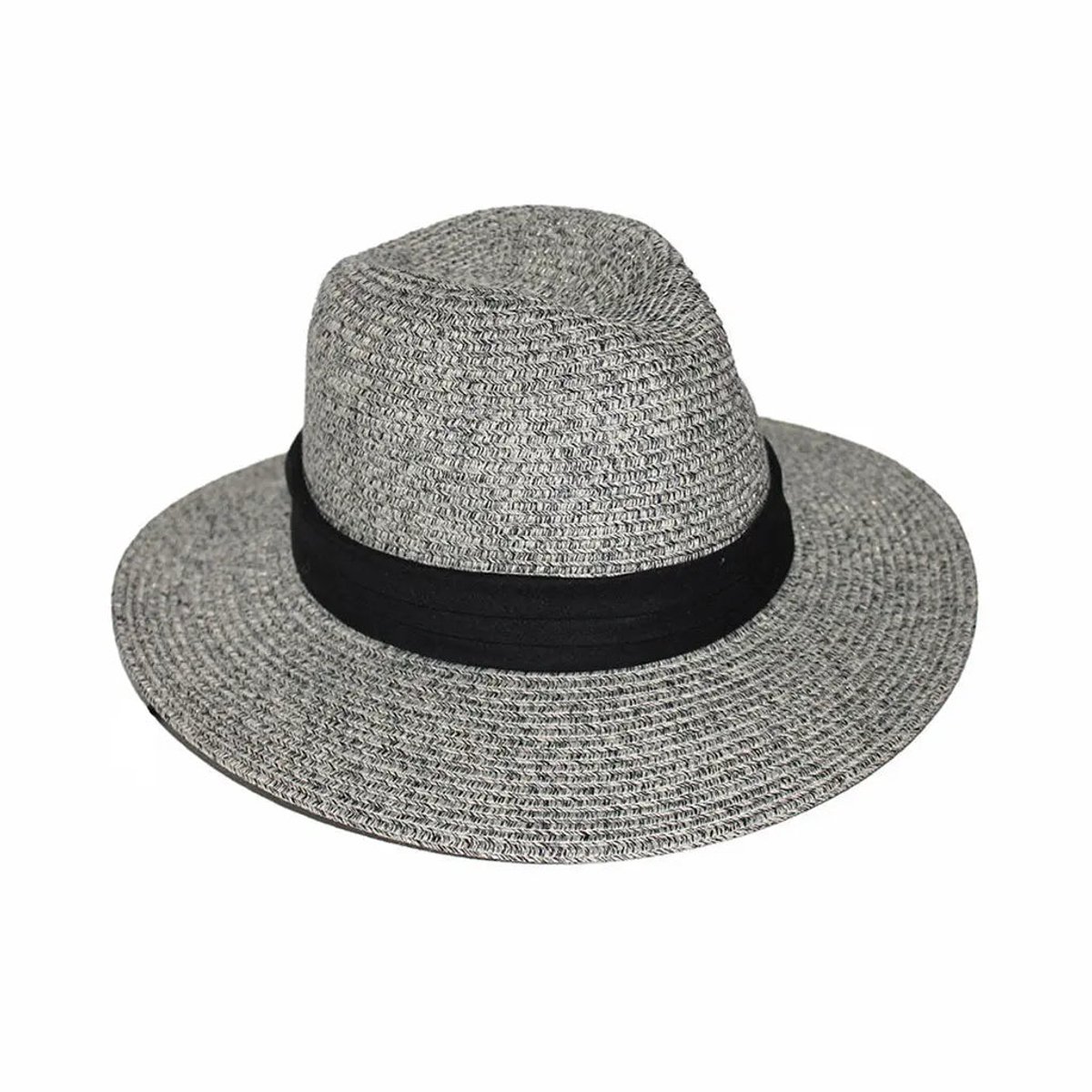 Fedora Hoed Dames & Heren - Perry Zonnehoed - UV Werend UPF50+ - Kreukbestendig & Opvouwbaar - Maat: L-XL: 59 cm - Grey