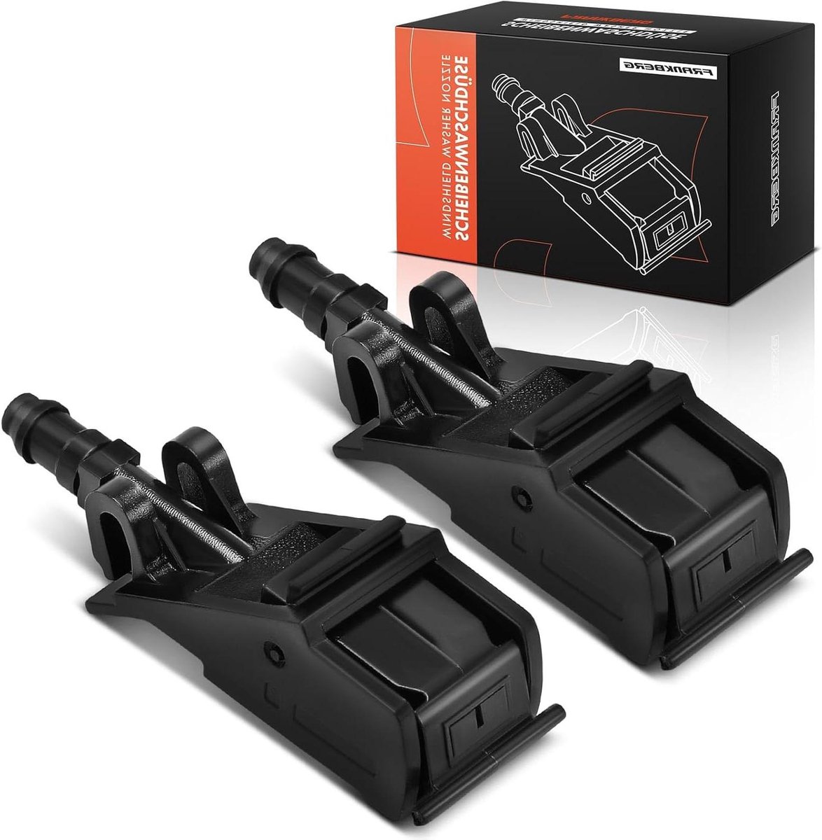 Ruitensproeiers Set - Vervangende nozzles - Auto Onderhoud - Set van 2 stuks - 9 x 6 x 4 cm