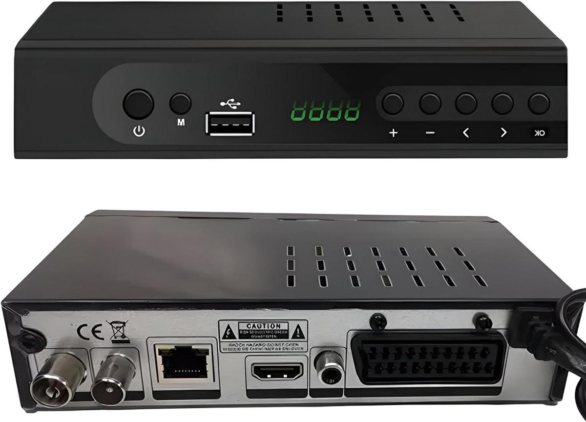 Digitale TV Ontvanger - DVB-T2 Receiver - Televisie Kijken - Full HD Met PVR