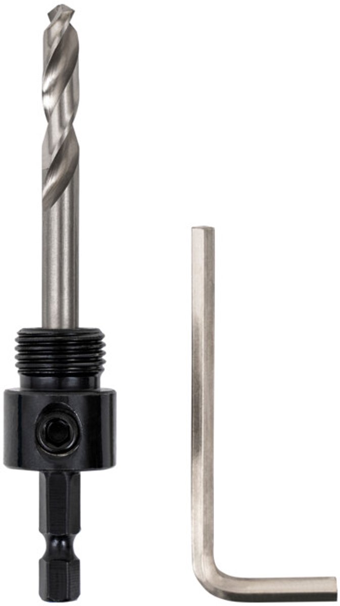 STIER 1/4" HEX-adapter 5/8" 18 UNF voor gatzagen 32-60 mm incl. inbussleutel