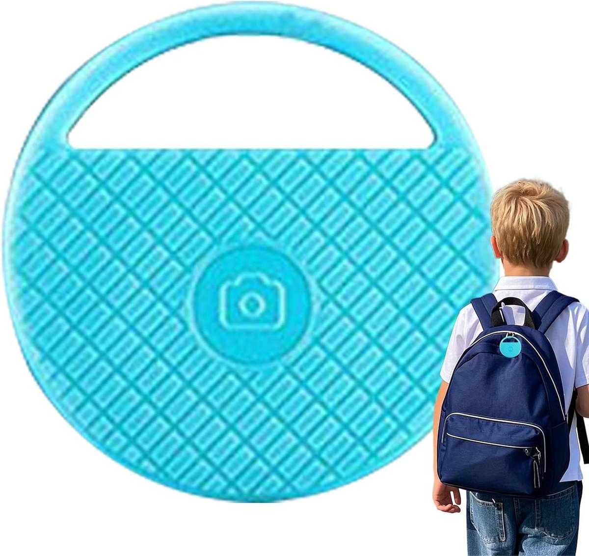 Locatie Tracker - Vinder Tag - Spullen Terugvinden - Tweeweg Alarm - 3.8 cm - Wit