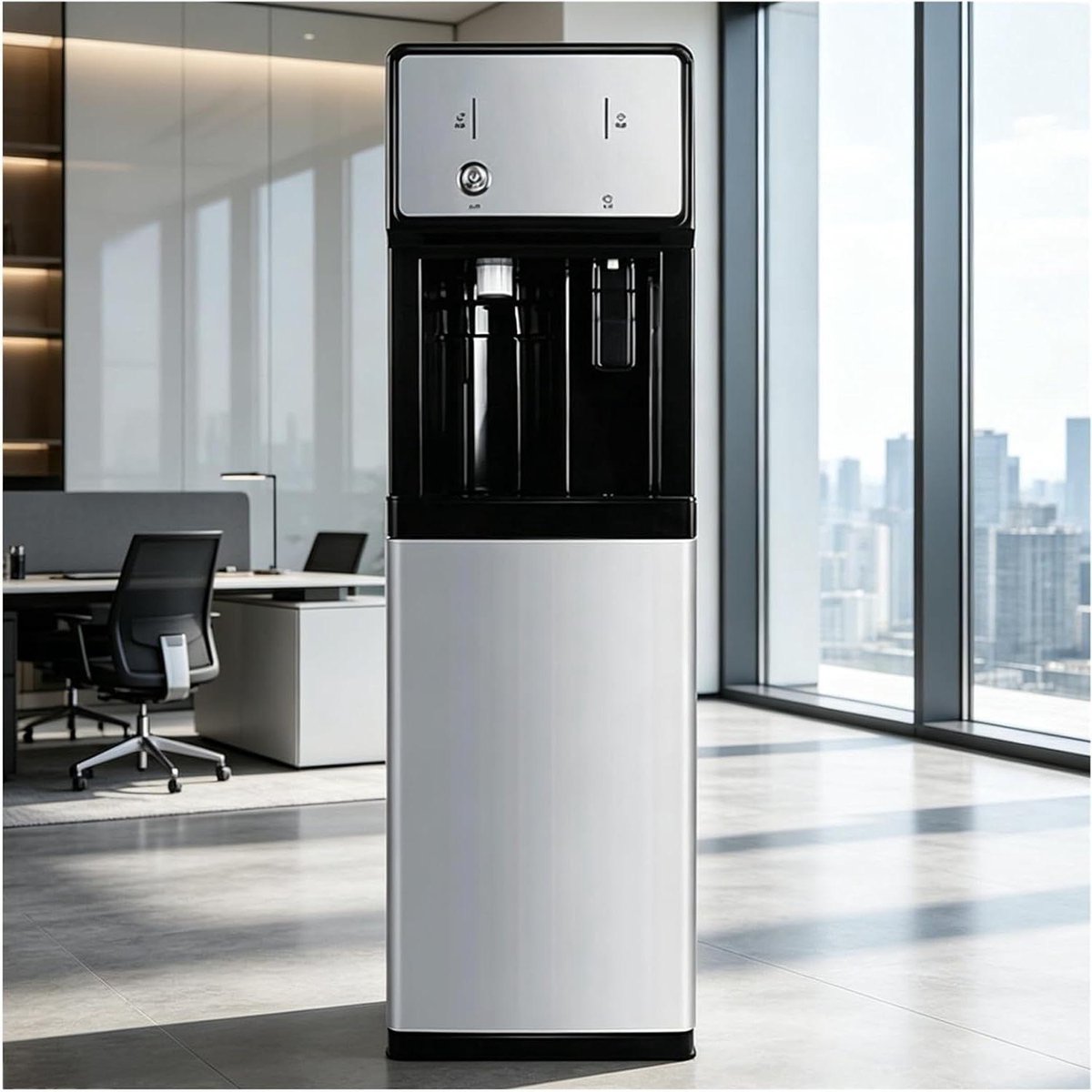 Heetwaterdispenser - Waterkoeler - Direct Water Tappen - 3 Temperatuurstanden - 24 Liter Per Uur - Zwart