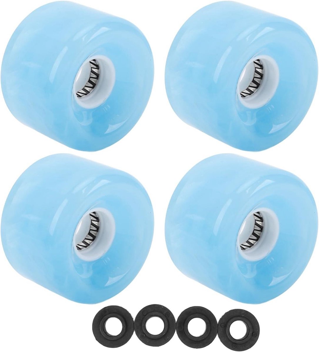 Skateboard wielen Longboard wielen Soepel cruisen Hoge rebound PU Set van 4