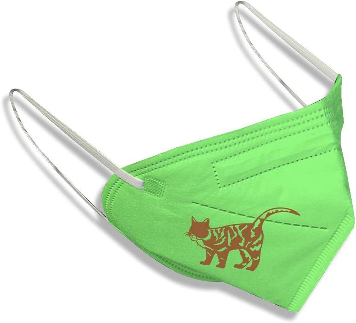 Beschermend masker - Gezichts bedekking - Dagelijks gebruik - Duits productie - 1 stuk - Groen