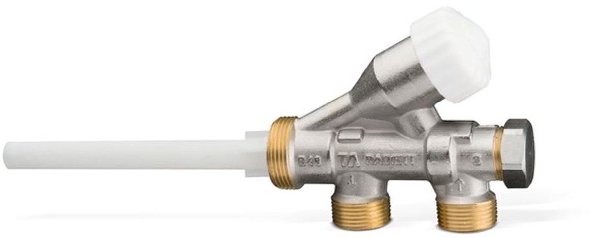 IMI Hydronic Engineering HEIMEIER Eénpijpsv. TA RadiettS DN15 1/2" voor zijdelingse éénpuntsaansluiting, 50680005