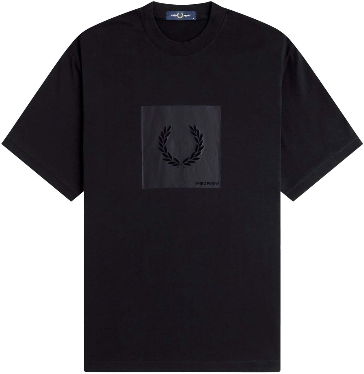 T-Shirt Fredperry Fp Box Graphic T-Shirt Fashion Wear Volwassen Zwart