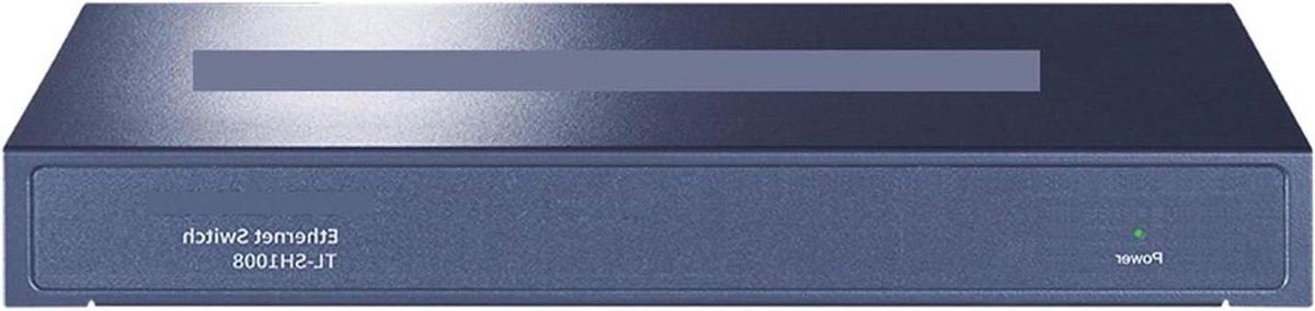 Netwerk Switch - Ethernet Hub - Snelle Netwerkverbinding - 8 Poorten 2.5Gbps - One Size - Zwart