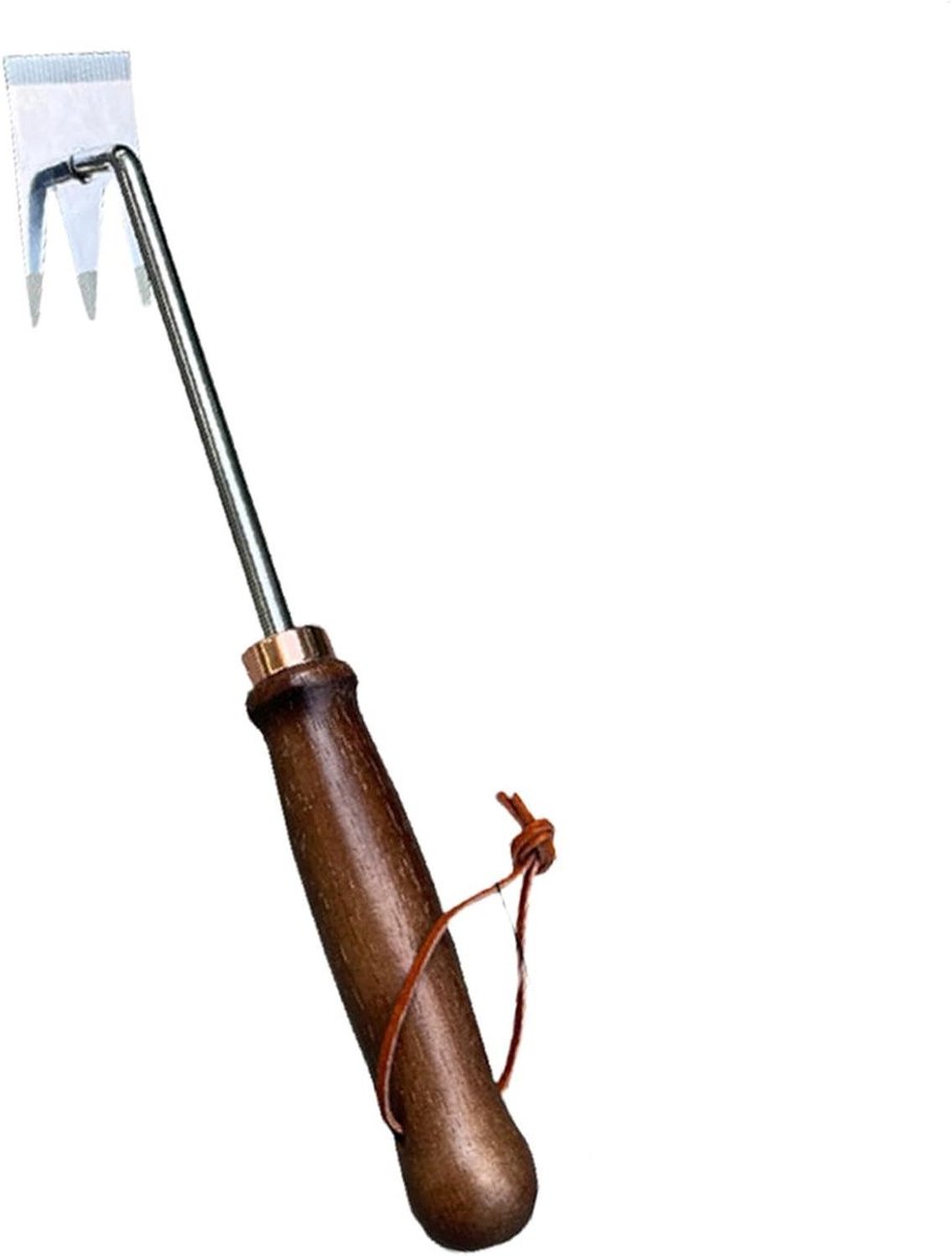 Tuin Weder Gereedschap - Handwieder Onkruid - Tuin Onderhoud - Driestand Ontwerp - Compact - Zilver