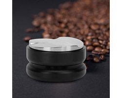 Koffie Tamper - Barista Gereedschap - Espresso Bereiding - Roestvrij Staal - 58mm Diameter - Zilver