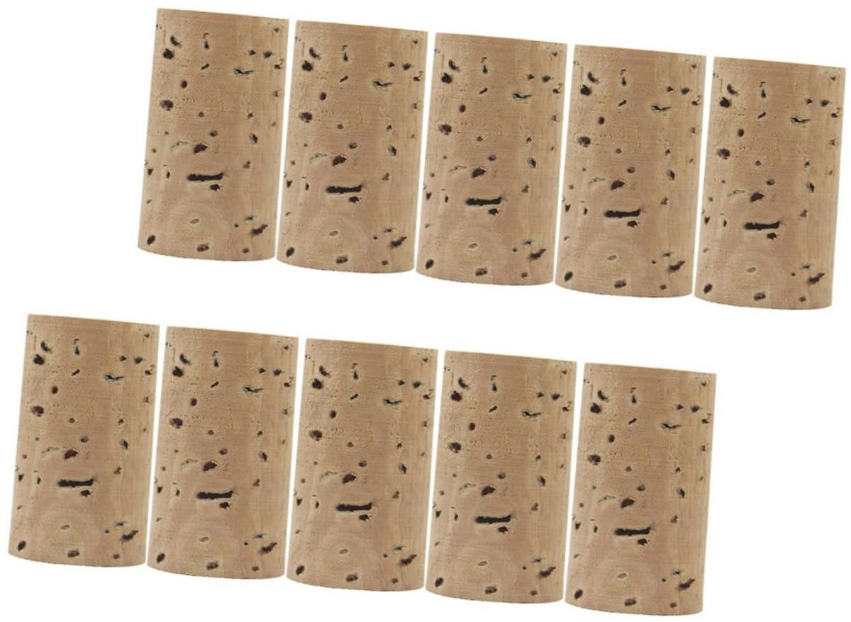 Fluitkopstuk Kurken - Kurken Stopper - Reparatie Houtblaasinstrumenten - Natuurlijk Kurk Materiaal - 3.14 x 1.82 cm - Beige