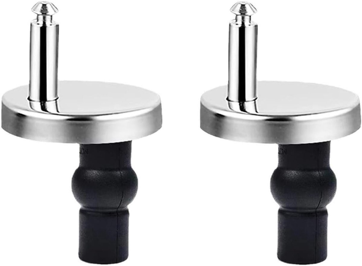 WC-bril bevestiging - Schroeven reparatie - Toilet repareren - Roestvrij staal - 2 stuks