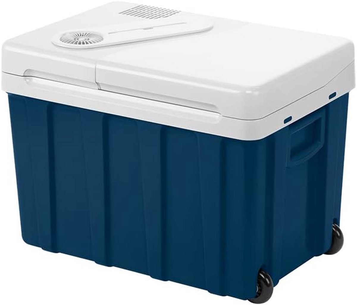 Elektrische Koelbox - Mobiele Koeler - Reizen en Outdoor - Dubbel Spanningssysteem - 39 Liter - Blauw