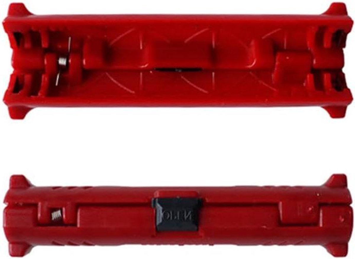 Elektrische Draad Stripper - Kabelsnijder Striptang - Snel Kabels Strippen - Milieuvriendelijk Plaastic - 10.3 x 3 cm - Rood