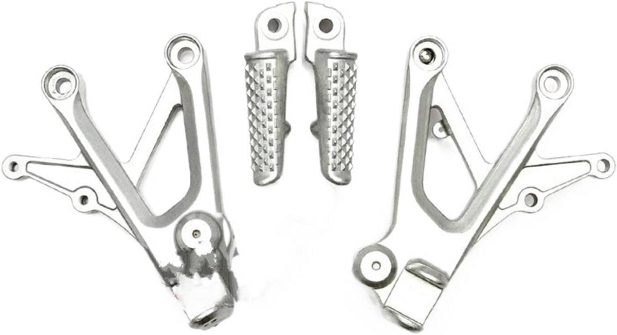 Motorfiets Voetsteunen - Motorpedalen Pedaal Stent - Veilige Grip - Anti-slip Tanden - 1 Set - Aluminium