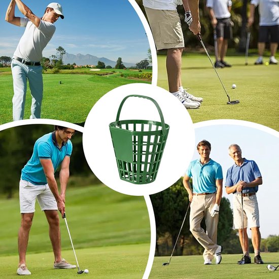 Golfbal Emmertje - Ballen Container - Bal Training - Grasvriendelijke Bodem - 50 Ballen Capaciteit - Zwart — afbeelding 4