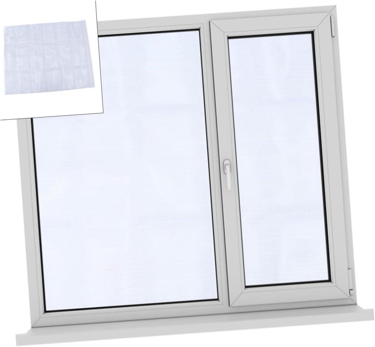 Raamhor - Insectenwering - Buiten houden - Op maat te knippen - 120x100CM - Grijs