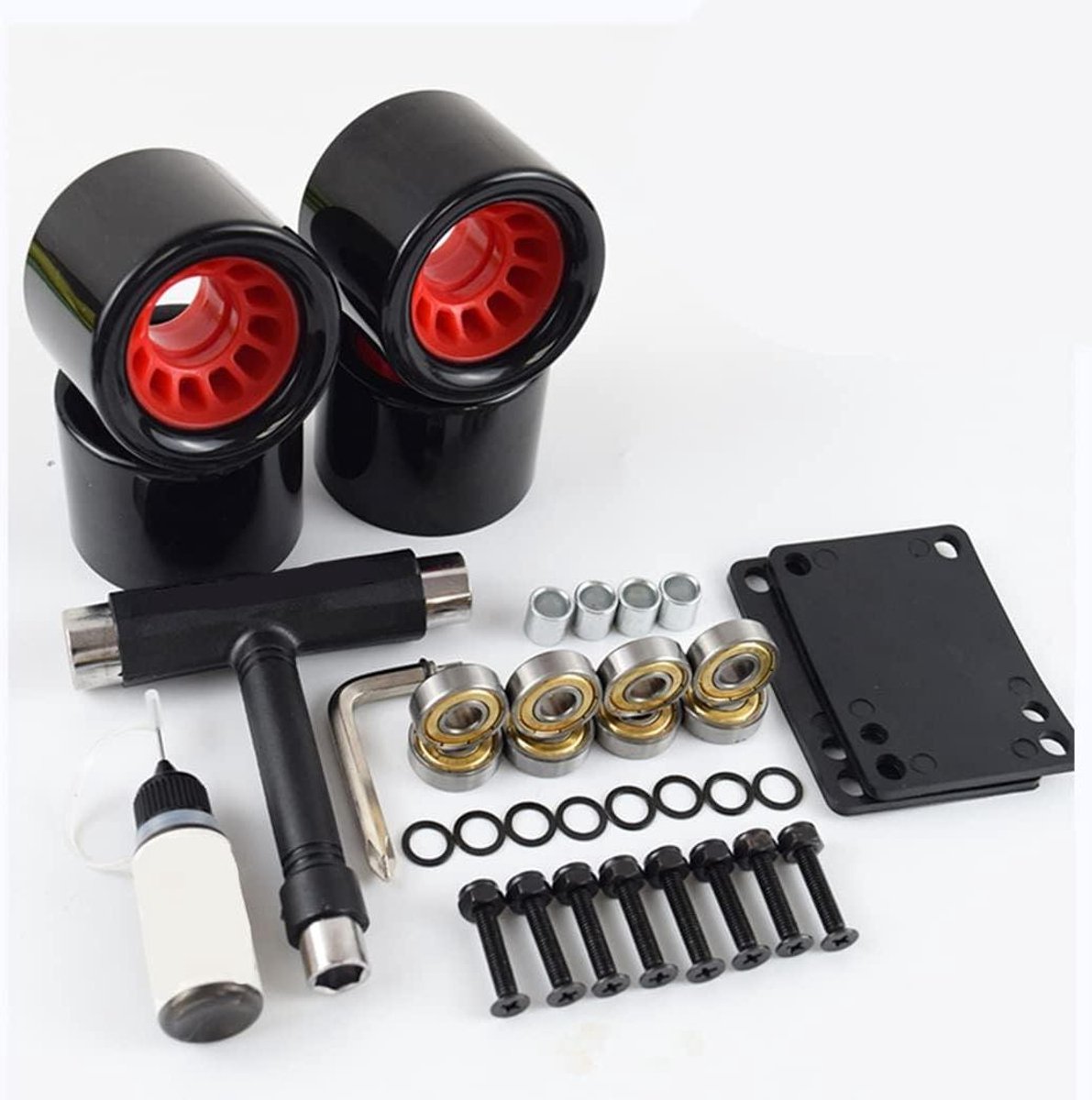 Skateboard Wielen Longboard Wielen Soepel Rijden 78A Hardheid 60mm Set