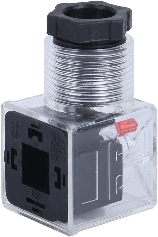 Transparante Solenoid Valve Plug Coils - 5 Stuks Universele Hydraulische Accessoires voor DC24 Volt en Meer — afbeelding 2