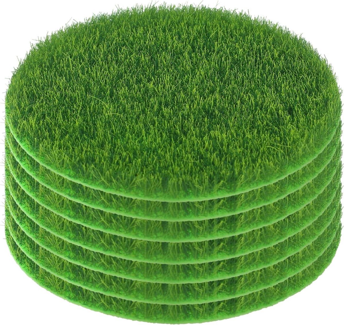 Miniatuur Grasmat - Nep Gras - Poppenhuis Decoratie - Realistisch Uiterlijk - 8 Stuks - Groen