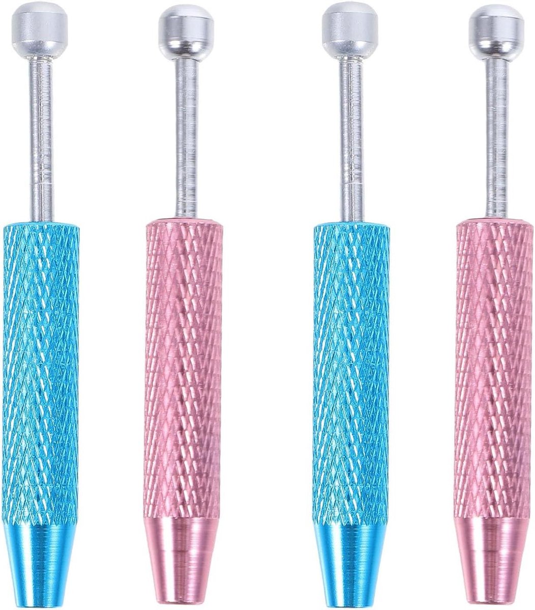 Juwelierspincet Set - Mini Grijpers - Kleine Onderdelen Beveiligen - Vierklauwige Grip - 62 Centimeter - Multicolor