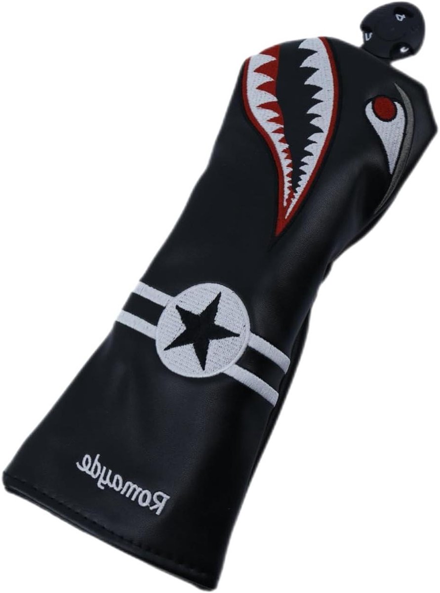 Golf Club Hoes - Putter Beschermer - Golfclub Beschermen - Magnetische Sluiting - 36 cm - Zwart