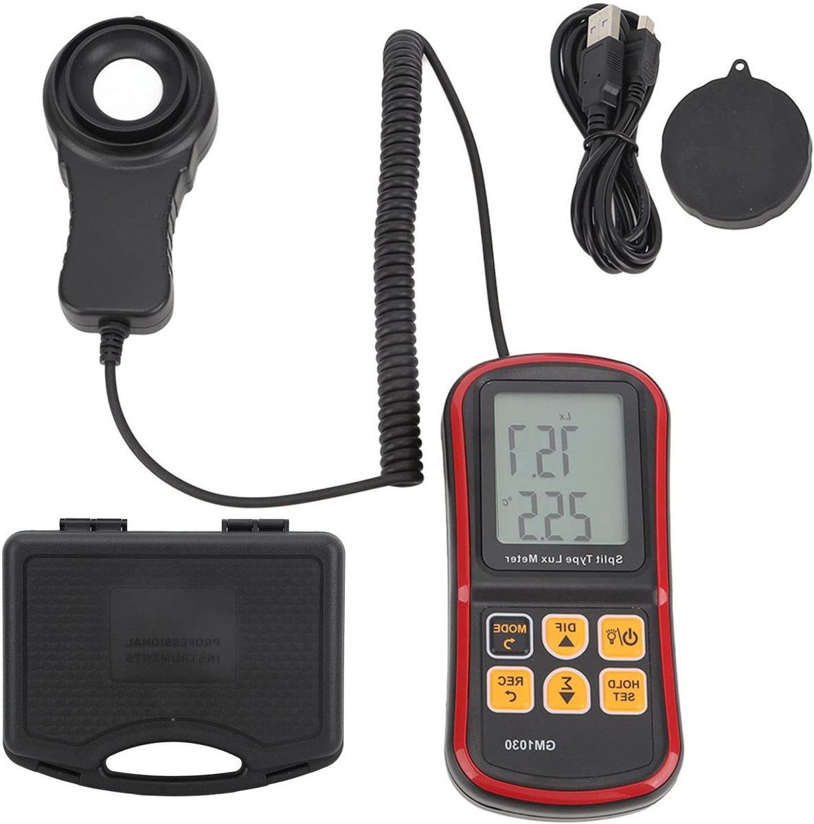 Digitale Luxmeter voor Planten - Nauwkeurige Lichtmeter met Bluetooth en Gegevensopslag voor Groeioptimalisatie