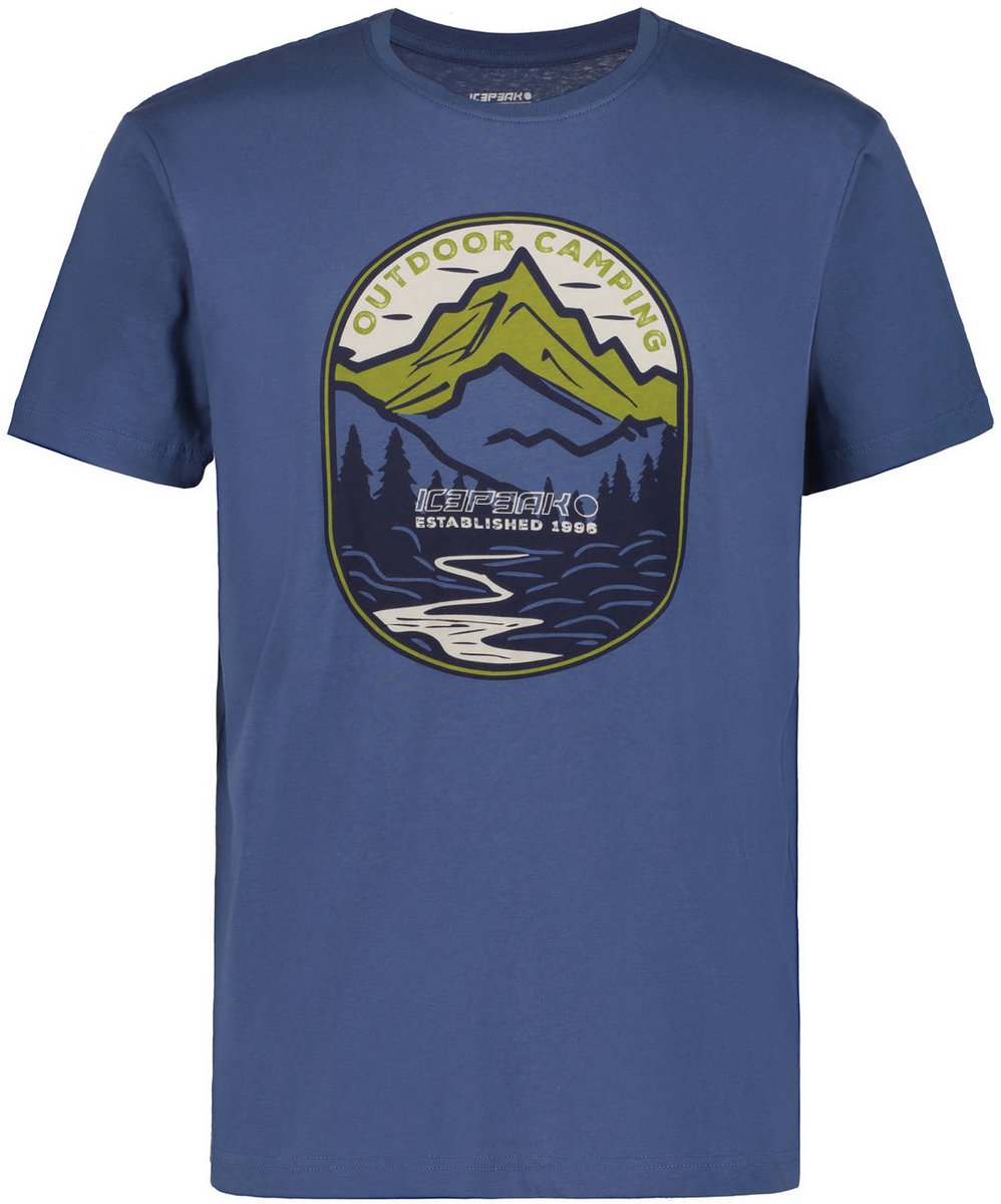 Icepeak Millington – Outdoor Kleding Fleeces en Truien T-Shirt Blauw