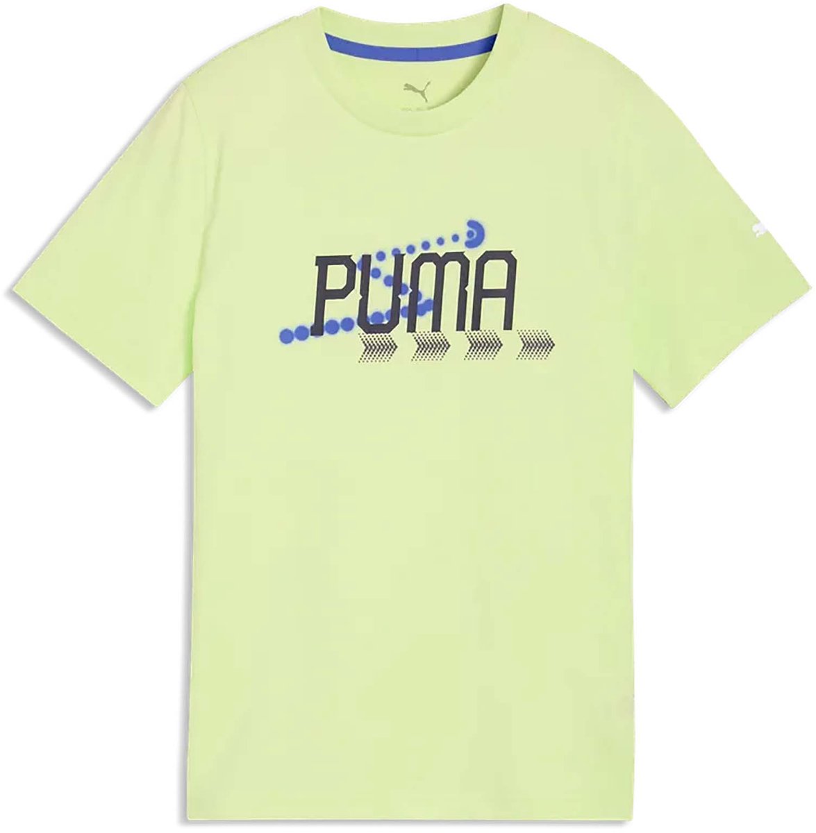 T-Shirt Puma Active Sports Grote Grafische Tee B Fashion Wear Kinderen Groen