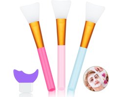 Set van 3 Gezichtsmasker Kwasten, Flexibele Applicator voor Moddermaskers, Ideaal voor Beginners en…