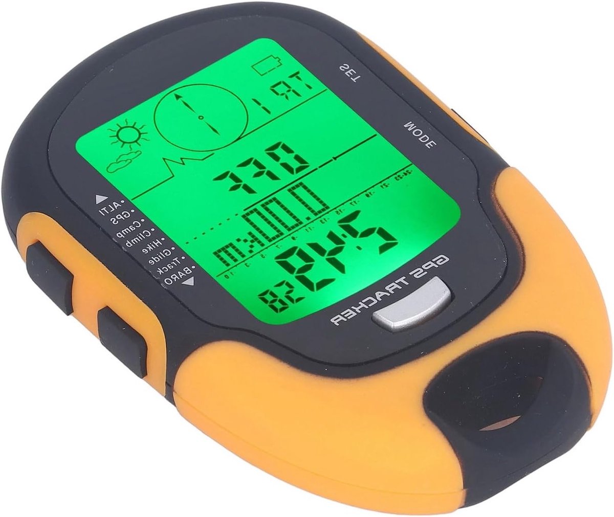 Multifunctionele GPS Meter met Elektronische Altimeter, Barometer, Thermometer en Hygrometer - Waterdichte Professionele Accessoires voor Avonturiers en Buitensporten