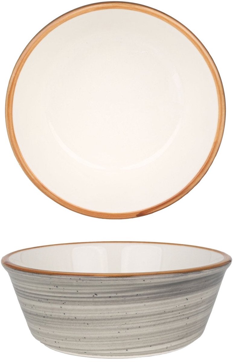 Bonna Serveerschaal - Aura Space - Porselein - 12 cm (290cc) - set van 2