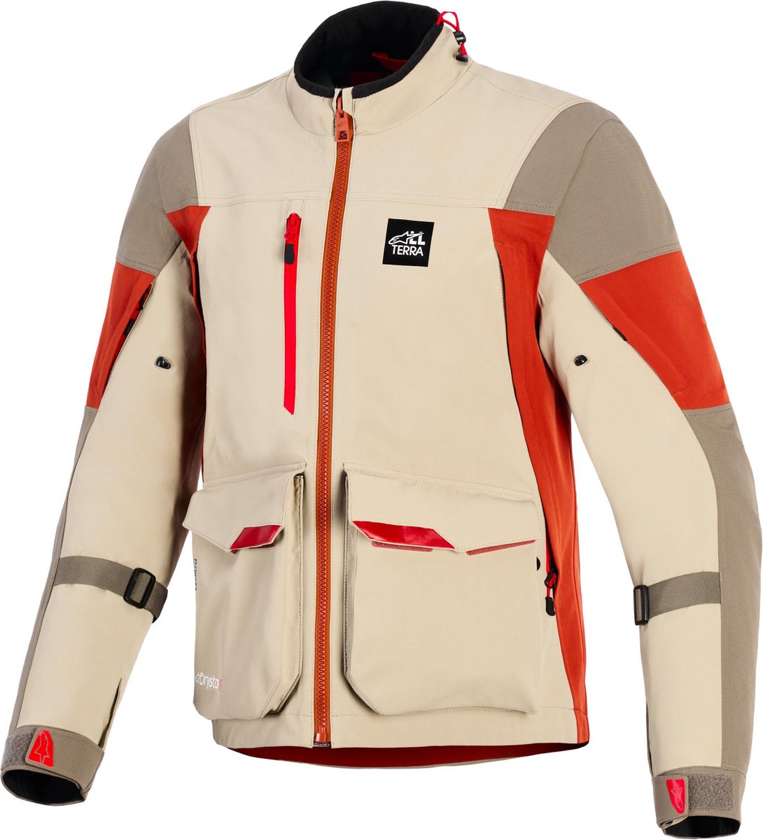 Alpinestars Maxdura Drystar XF waterdichte motorfiets textieljas -