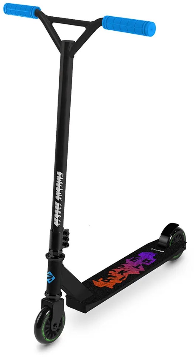 Street Surfing - Trickster Stuntstep - Black Gum - 100mm Wielen