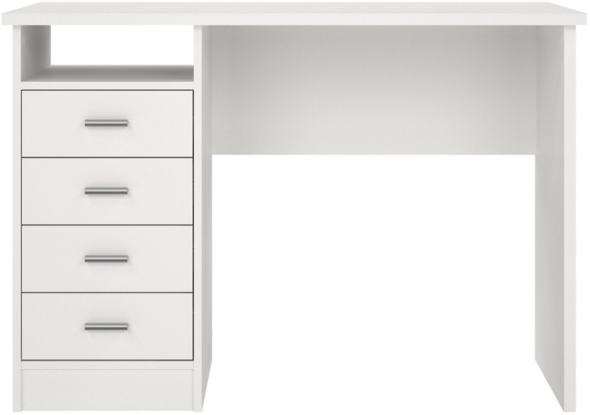 Bureau met Lades Wit - 110x48.5x76cm - Bureau Function Plus - Giga Living