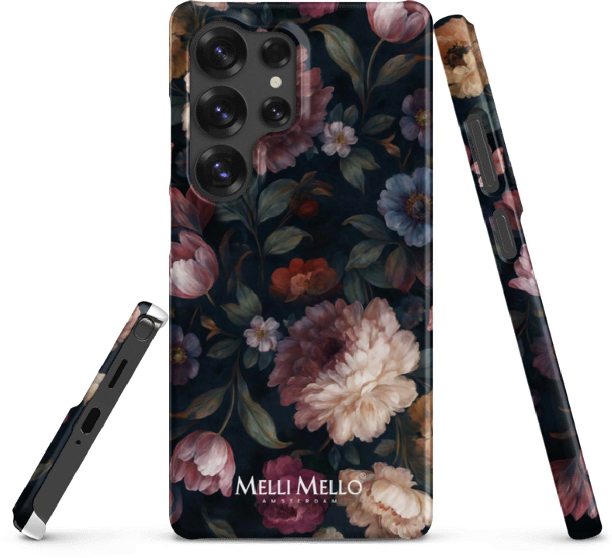 Melli Mello Telefoonhoesje Noir Bloom (Hard Case) - Samsung Galaxy S25 Ultra