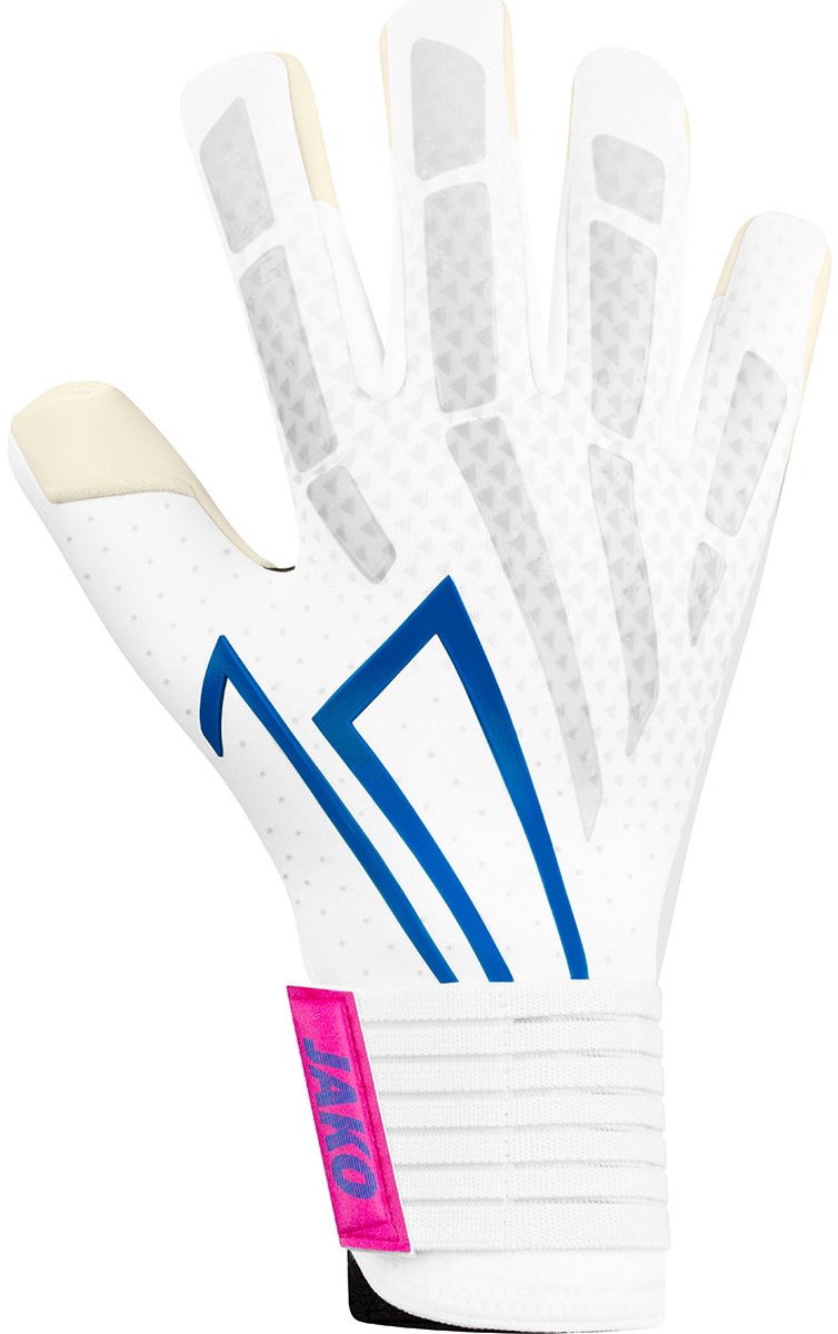 Jako Rs89 Team Protection Keepershandschoenen - Wit / Blauw | Maat: 10,5