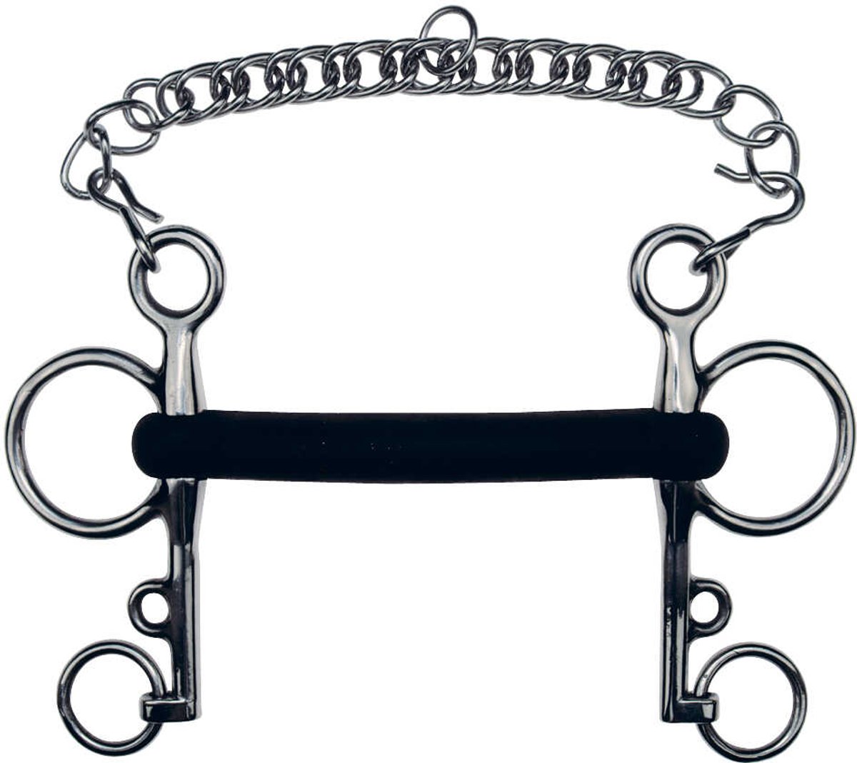 FEELING Rubber Pelhambit Ongebroken Flexibel Mondstuk 12,5 Zwart fout
