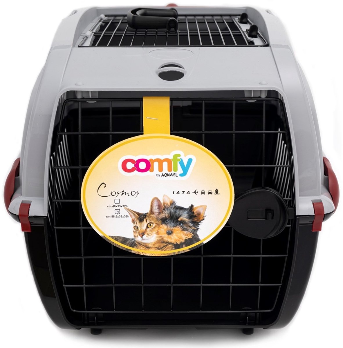 Comfy Transportbox Cosmos Open | ventilerende reismand voor hond en kat Medium