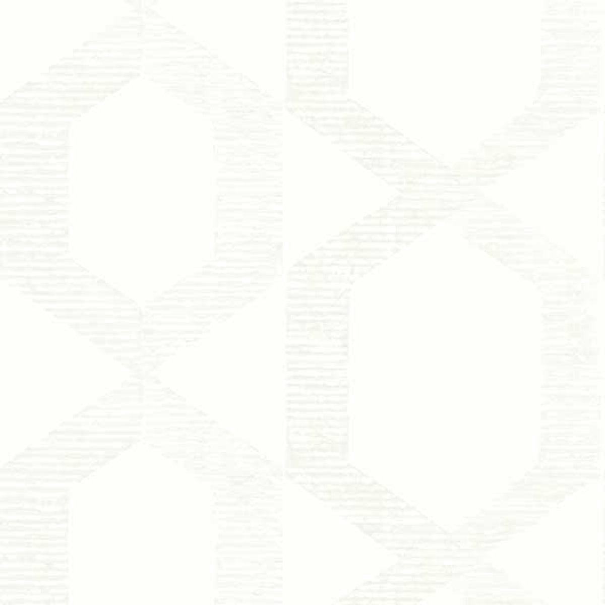 Flügger Fiona Vliesbehang 570631 - Six Senses - Infinity - Wit - 53cm x 10.05m