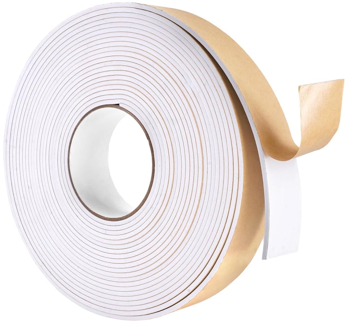 Zelfklevende Sealing Foam Tape 40mm x 3mm x 10m - Geluidsisolatie, Deur- en Raamafdichting, Stof- en Schokbestendig