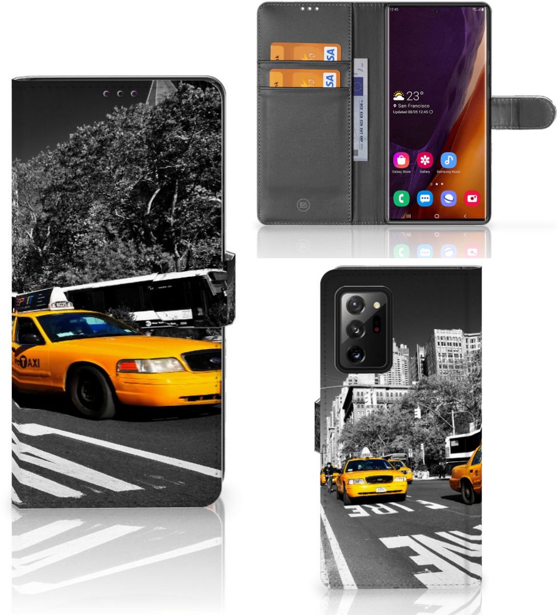 Samsung Galaxy Note20 Ultra Flip Cover New York Taxi