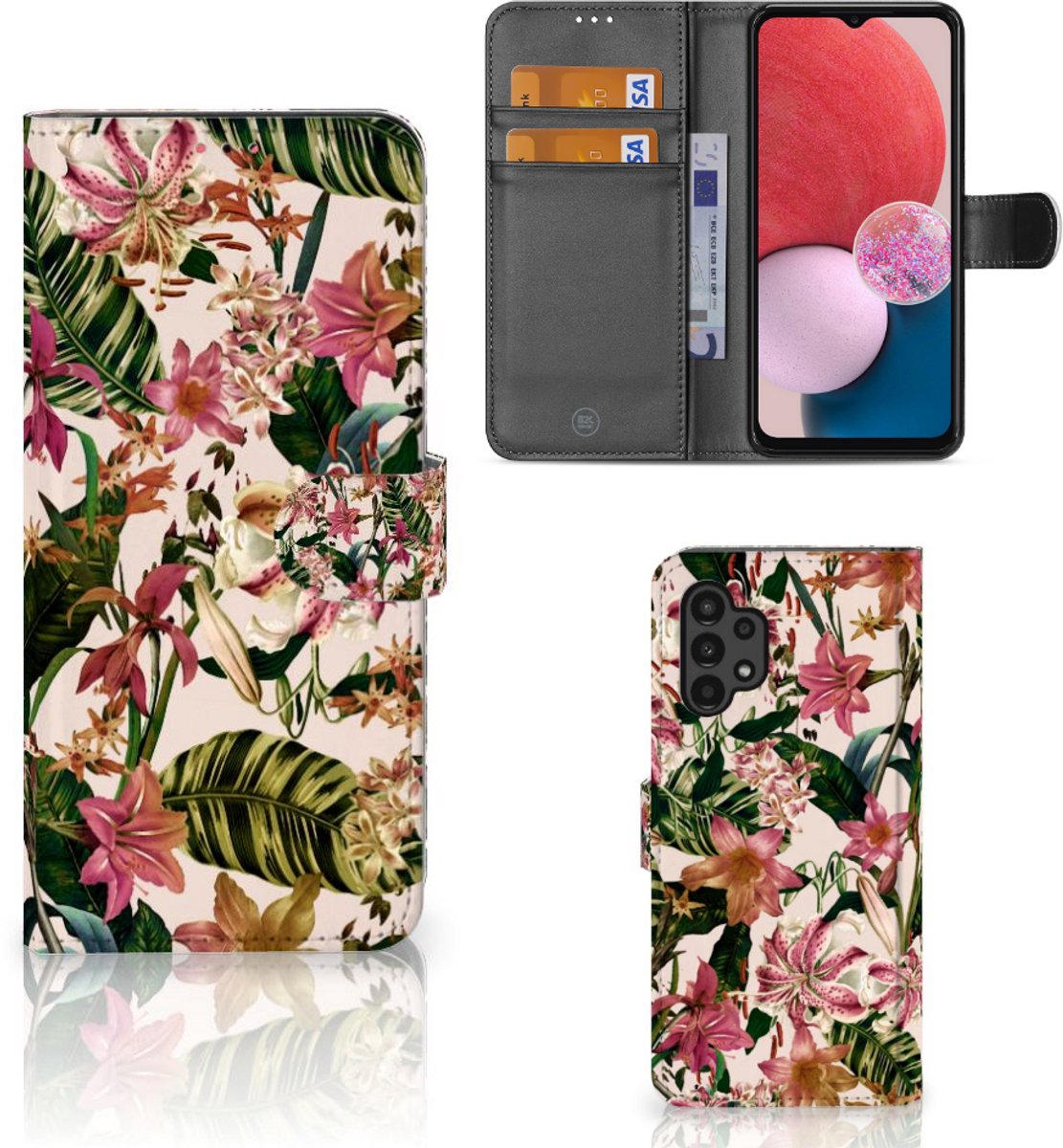 Samsung Galaxy A13 (4G) Hoesje Flowers