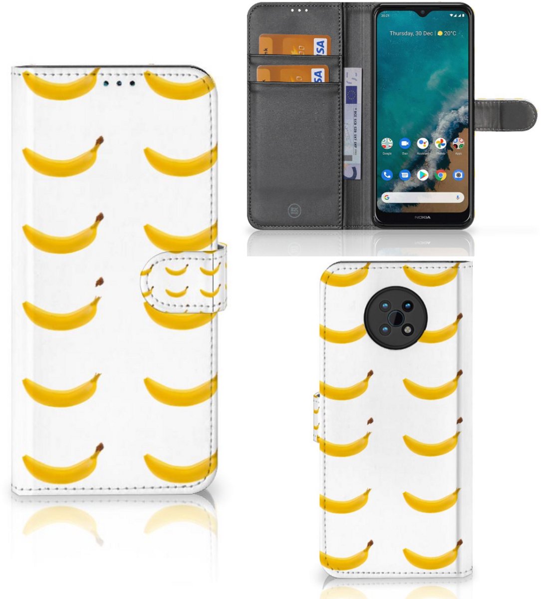 Nokia G50 Book Cover Banana