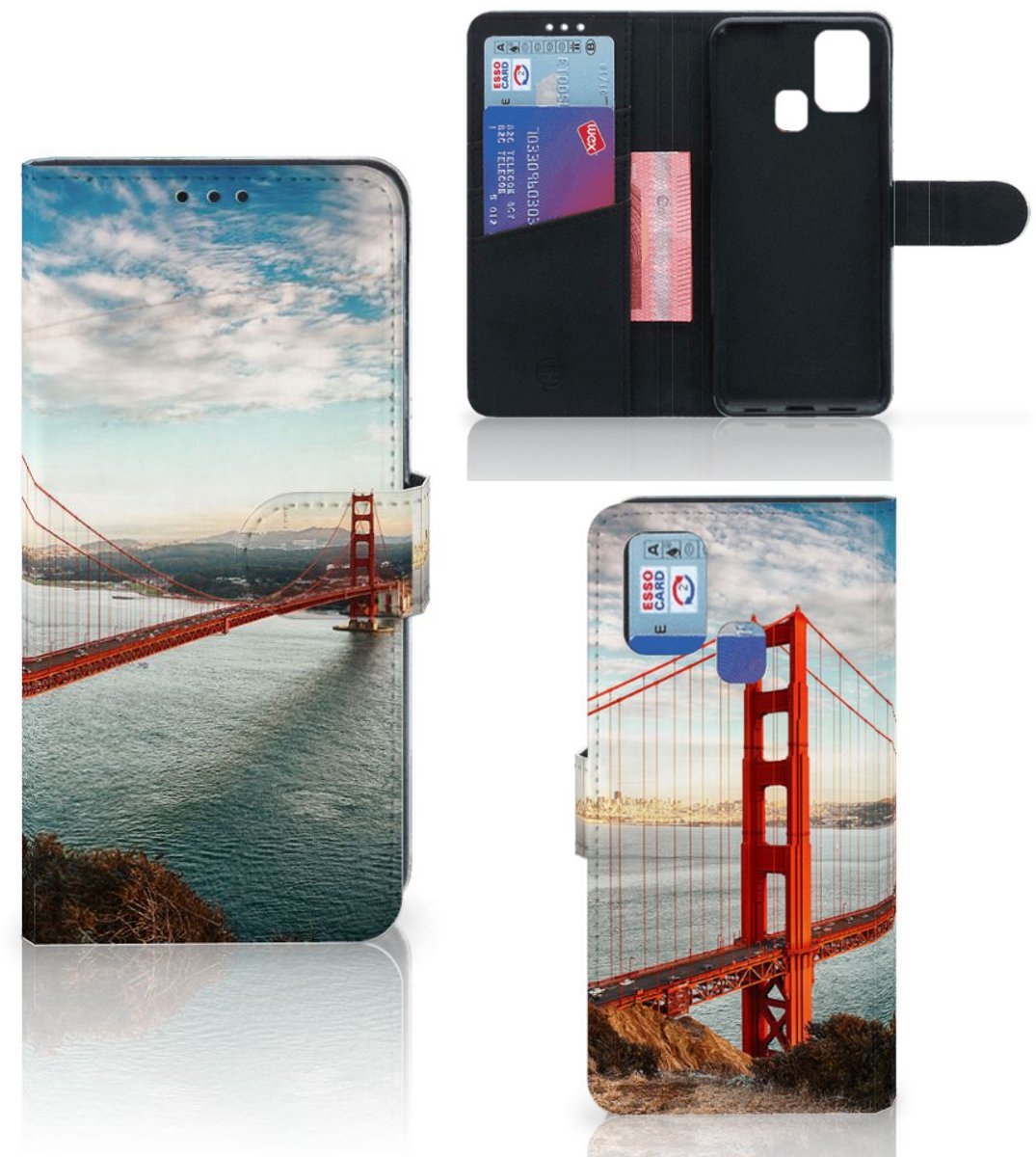 Samsung Galaxy M31 Flip Cover Golden Gate Bridge